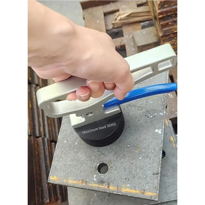 Ímã de levantamento magnético resistente da ferramenta de captação com alça para coletor de material portátil de levantamento de metal com liberação rápida - Image 6