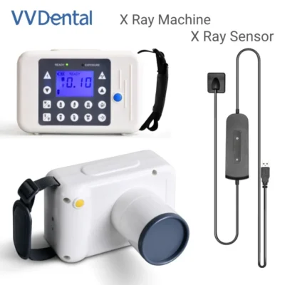 Cabo de dados USB plástico e câmera de casa pequena com grande tela e botões adequados para fotografia doméstica- Máquina portátil dental de raio x e sensor oral sistema de imagem digital intraoral máquina de raio x de