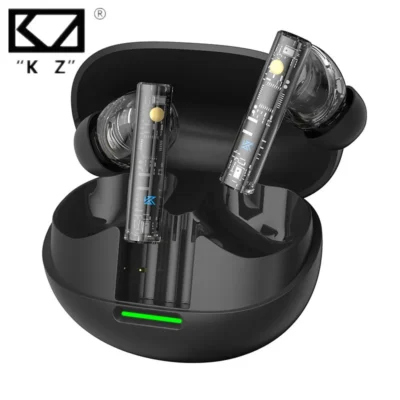 KZ Carol Pro In Ear TWS Fones de ouvido Bluetooth com redução de ruído ativo e 6 microfones para tampões de ouvido à prova d'água sem fio verdadeiros LDAC SBC