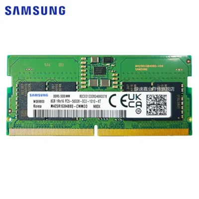 Samsung notebook ddr5 ram 8gb 16gb 32gb 4800mhz original so dimm 262pin para computador portátil dell lenovo asus hp memória vara