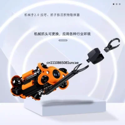 Drone Subaquático P100S - Filmagem em 4K HD, Mergulho Inteligente e Robô de Resgate Profissional