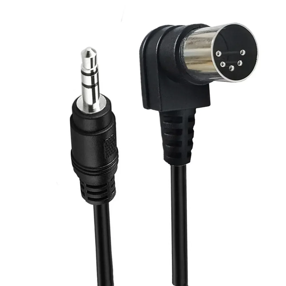 Cabo de Áudio Jack Estéreo para Microfone MIC, 5 Pinos, Aux Macho para MIDI Din, Alta Qualidade, 3.5mm, 0.5 m, 1.5 m, 3m - Image 2