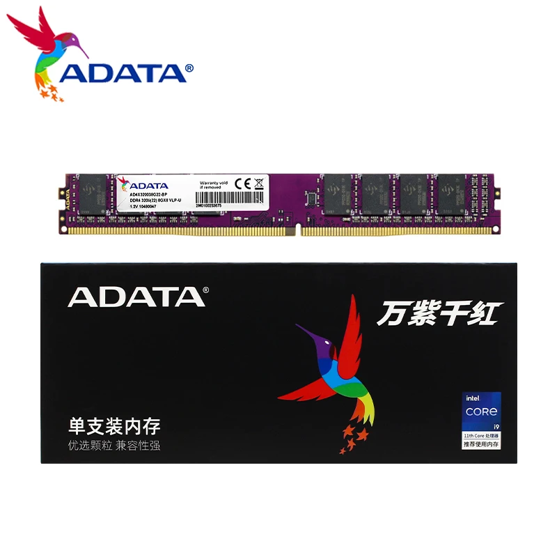 Memória Original ADATA VLP DDR4 3200MHZ Módulo RAM de 288 Pinos 8GB 16GB de Baixo Consumo para Computador Desktop - Image 2