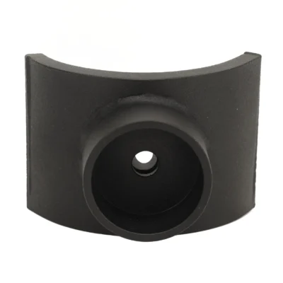 Adaptador de jack de garrafa sela de eixo de elevação hidráulica de alta resistência adaptador de eixo de garrafa de 12 toneladas para tubo de 3 polegadas preto