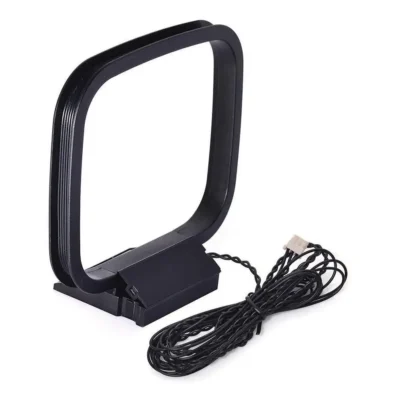 Mini Universal FM AM Radio Antenna, 360 Signal Receiver, Linha Loop Antenna, Sony Sharp Hi-Fi Stereo, Sistemas de Receptor De Áudio, 2024