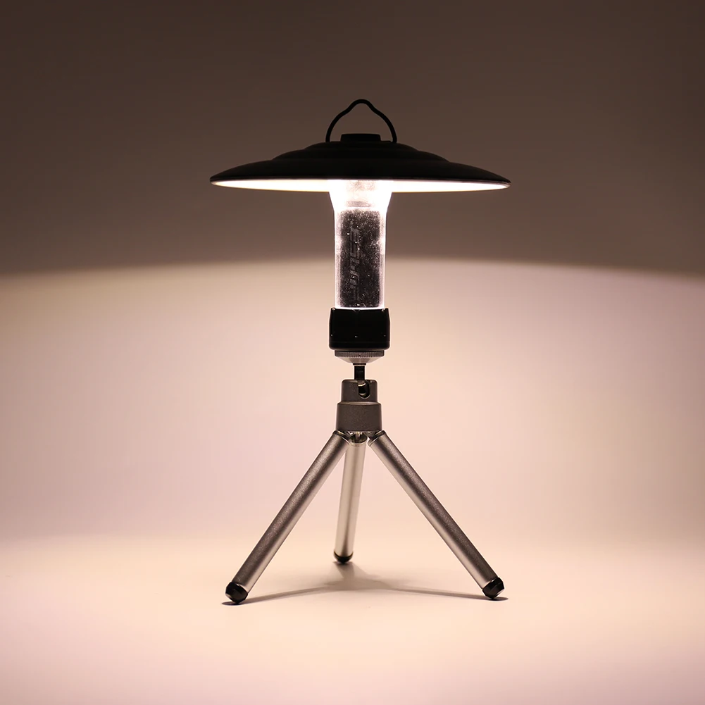 Carregamento USB Camping Light Shade, Lâmpada Portátil Impermeável, Tripé, 3 Modos, Ultraleve, Tampa Suspensa, Bateria 2600mAh - Image 4