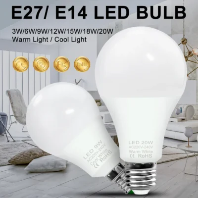 Lâmpada led 220v e27 milho lâmpada luz branca quente led lustres lâmpada 240v holofote led lampara 3w 6w 9w 12w 15w 18w 20w para casa