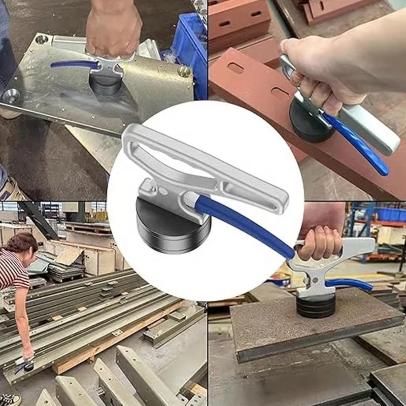 Ímã de levantamento magnético resistente da ferramenta de captação com alça para coletor de material portátil de levantamento de metal com liberação rápida - Image 2