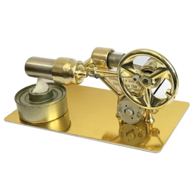 Ar quente todo o metal stirling motor gerador de energia do motor led motor stirling