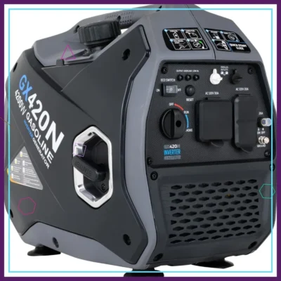 Gerador Inversor Portátil Silencioso de 4200W para Backup Residencial, Pronto para RV, Capacidade de Paralelismo, Longa Duração