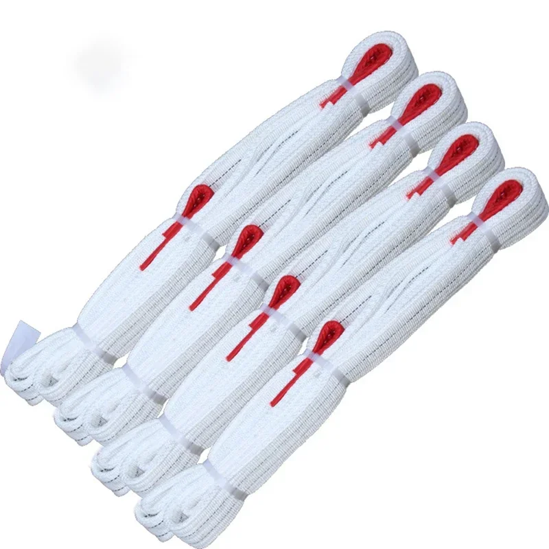 1tx3m 1tx1m 2tx1m cinto de elevação industrial resistente ao desgaste branco cinto de elevação plano reboque sling guindaste levantamento carga poliéster - Image 4