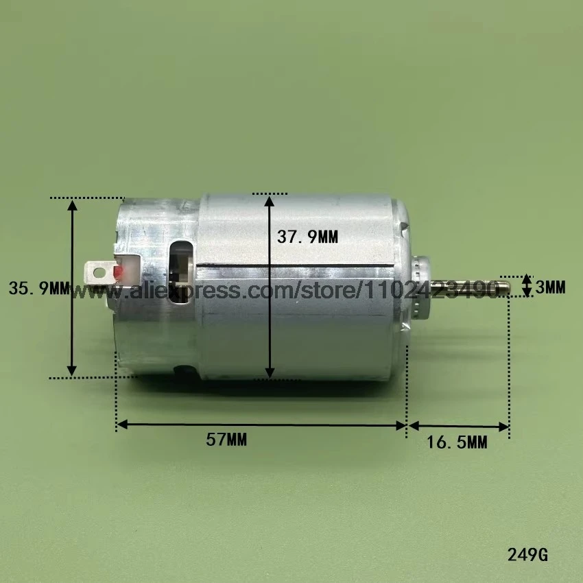 RS-550 high-speed high-power long axis electric tool motor violence model power motor - Image 6