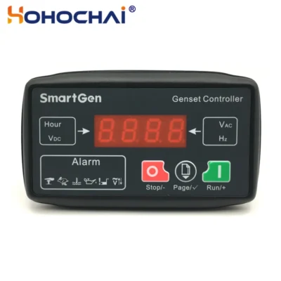 MGC100 Pequeno conjunto de gerador diesel/gasolina Controlador LED Display Auto Start Stop Painel de controle Peças do grupo gerador