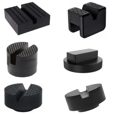 Universal Car Jack Rubber Pads, Lift Jack Stand Pad, Almofada de borracha do carro com fenda no chão, Frame Protector Adapter, Jacking Tool