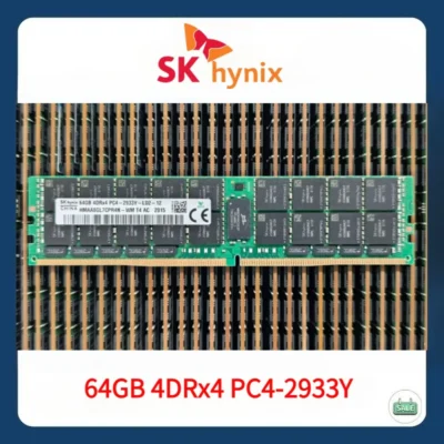 SK hynix 64GB 4DRx4 PC4 2933Y DDR4 2933MHz ECC REG LRDIMM RAM Memória de servidor 64G
