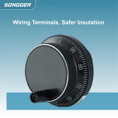 Codificador de Pulso Manual MPG 100 Pulsos 5V 12V 24V para CNC Máquinas Têxteis Encoder Rotativo 80mm 100mm Gerador de Pulso para Usinagem Industrial