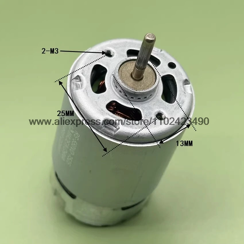 RS-550 high-speed high-power long axis electric tool motor violence model power motor - Image 3