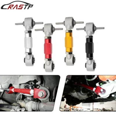 Rastp-alumínio traseiro ajustável suspensão camber kit osso de cão braço de controle ajustável para honda civic ek eg crx 1988-2000 ltb002