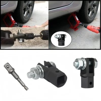 1/2 Polegada tesoura jack adaptador cromo vanádio aço automotivo chave de broca elétrica soquete adaptador carro caminhão ferramenta reparo pneus