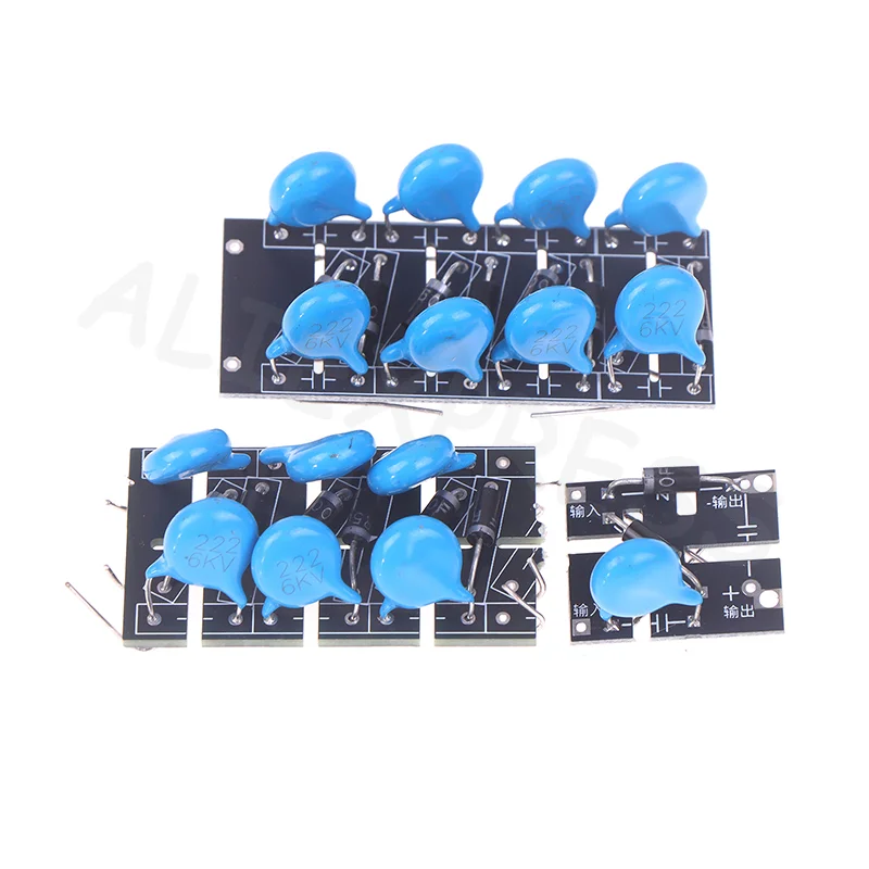 Circuito Retificador de Alta Tensão, Placa Multiplicadora 2/6/8 para Gerador Eletrostático DC