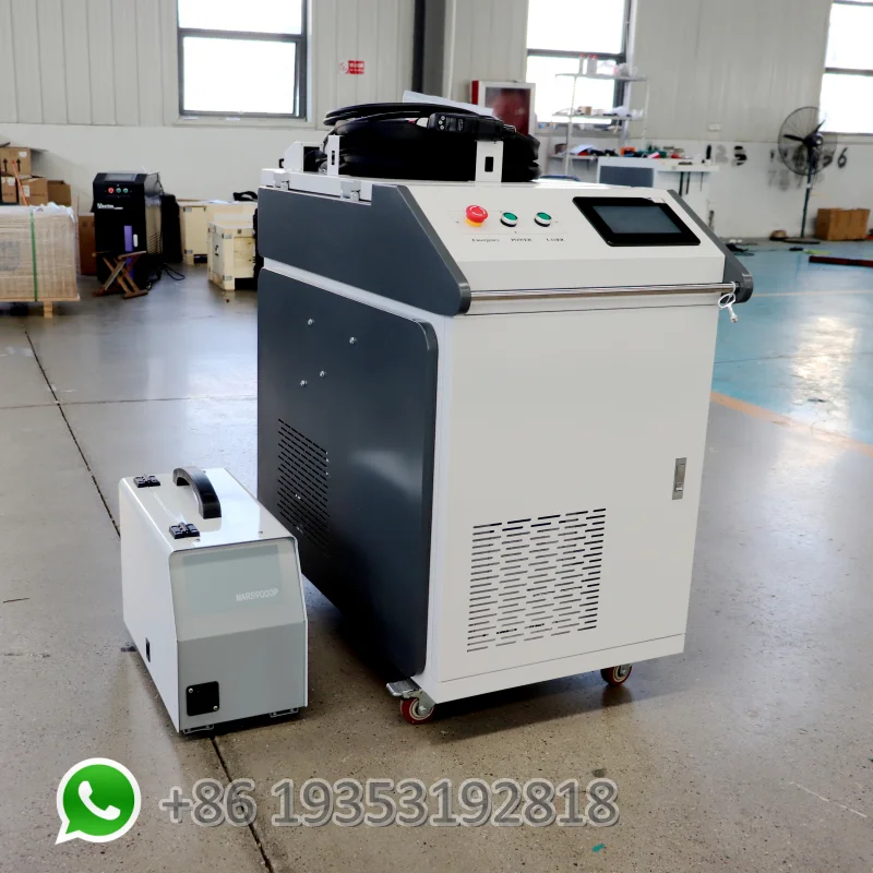 Máquina de solda a laser de fibra portátil 4 em 1, 1500w, 2000w, 3000w, para removedor de ferrugem a laser portátil, limpador a laser de pintura antiga - Image 2