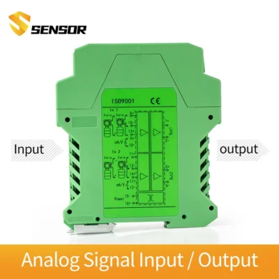 Transmissor de isolamento de sinal analógico dc 0-10v 4-20ma isolador de sinal analógico saída multientrada conversor de isolamento de sinal galvânico