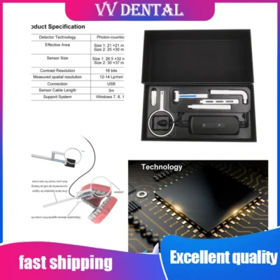 Sistema Digital Intraoral para Imagem Odontológica: Sensor de Raios-X VV Dental – 2 Anos de Garantia! Zero decaída por 20 anos