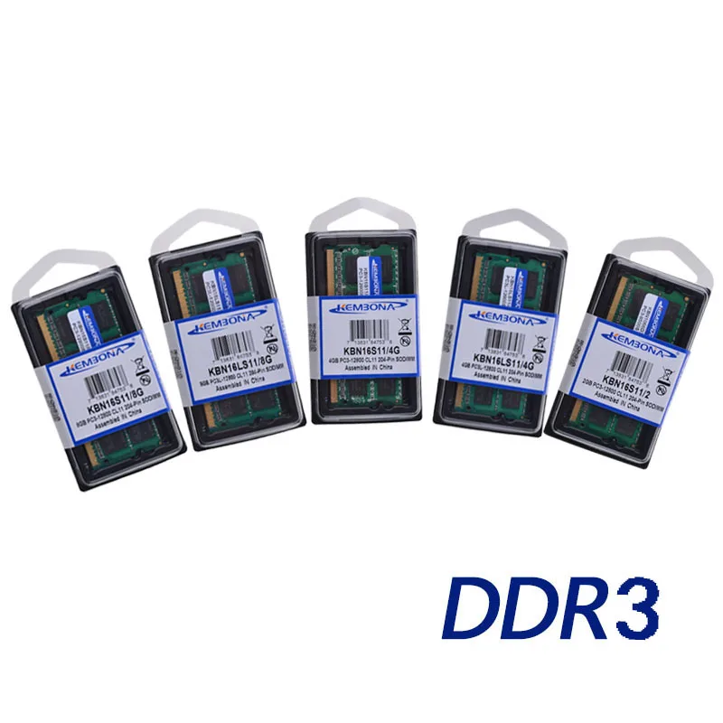 Kibona sodimm memória ram laptop ddr3 2gb 4gb 8gb ddr3 pc3 8500 1066mhz ddr3 pc3 10600 1333mhz ddr3 pc3 12800 1600mhz 204pin - Image 3