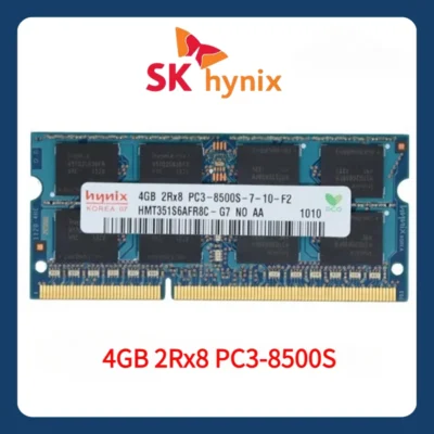 SK hynix 4GB 2Rx8 PC3 8500S DDR3 1066MHz SO-DIMM RAM Notebook 4G memória para laptop UDIMM