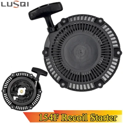 Lusqi 154f recoil starter ferramentas de jardim cortador de grama gerador aparador de grama peças de reparo do motor para mitsubishi 154 154f gx100