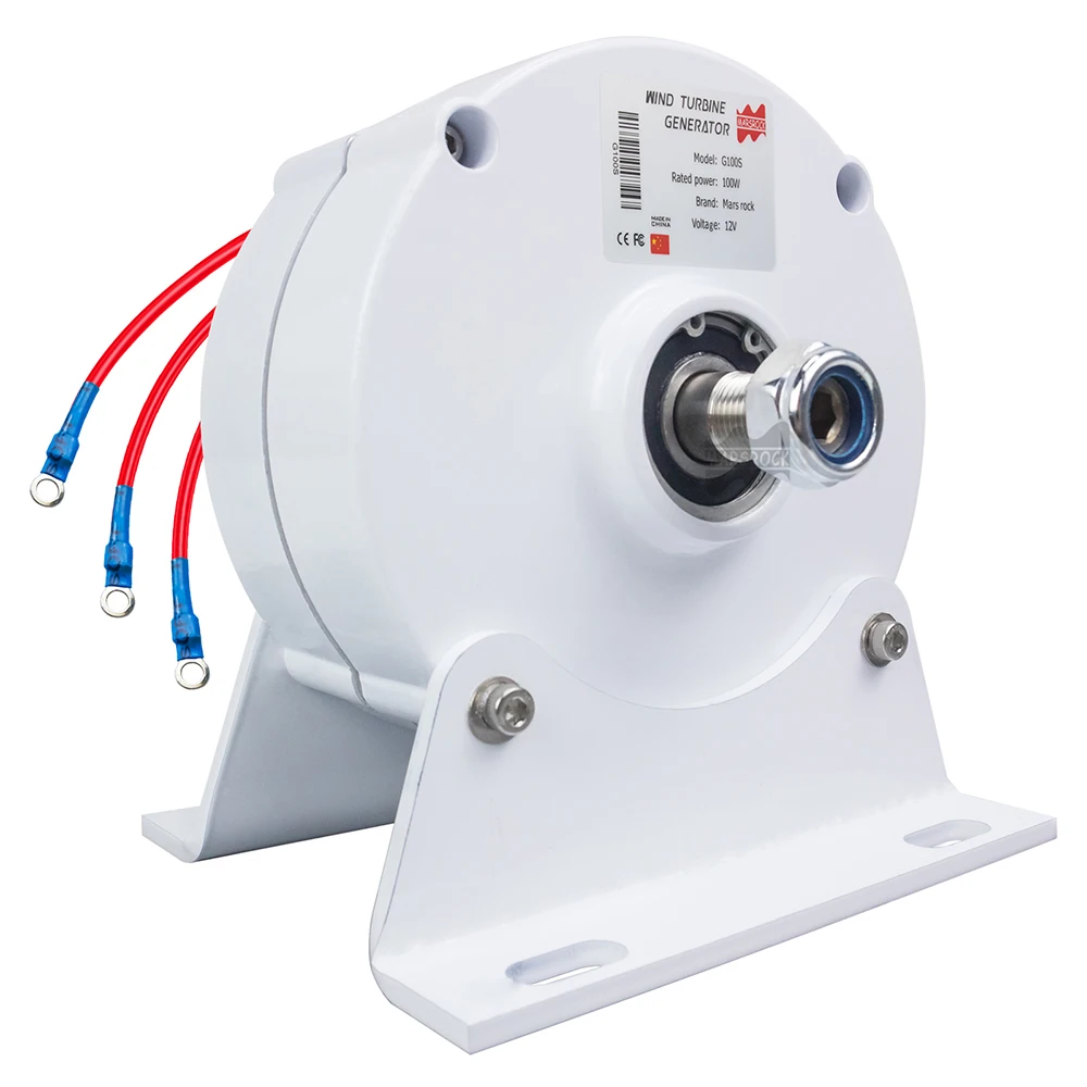 Mars rock 100w 12v 24v baixo rpm ndfeb pmg gerador de ímã permanente de terras raras para diy gerador de turbina eólica horizontal windmil - Image 2