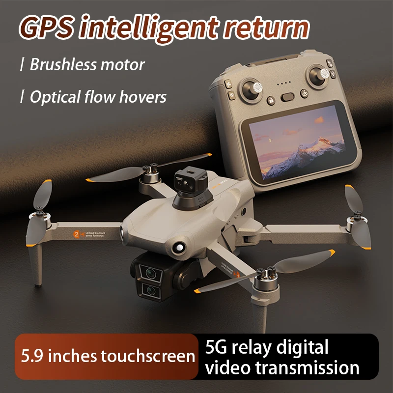 L300 Ultra Drone Profissional 4K Grande Angular Câmera HD 5G GPS Wifi FPV 3 Eixos EIS RC Dron 360 ° Brinquedos Quadcopter para evitar obstáculos - Image 6