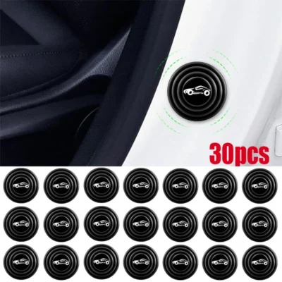 5/30 pçs amortecedor da porta do carro almofadas de silicone universal anti choque almofada protetor da porta do carro adesivos anti colisão junta buffer