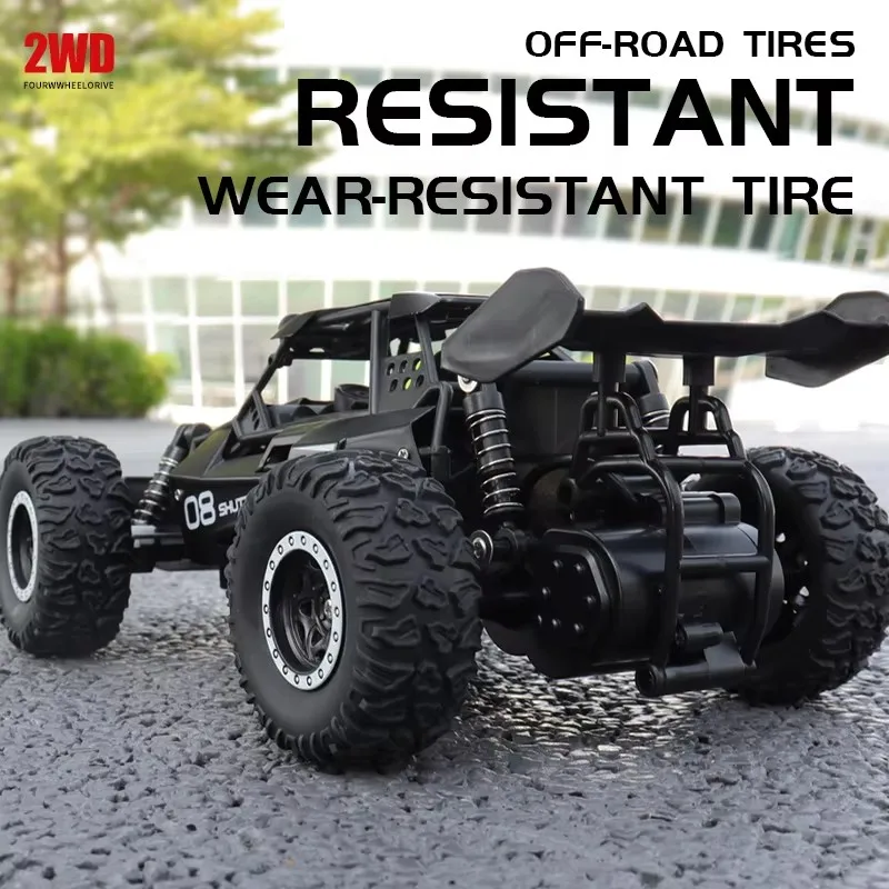 Carro de controle remoto rc drift racing 1:16 veículo fora da estrada liga 2.4g rádio caminhões de alta velocidade com luz led escalada presente brinquedo do miúdo - Image 6