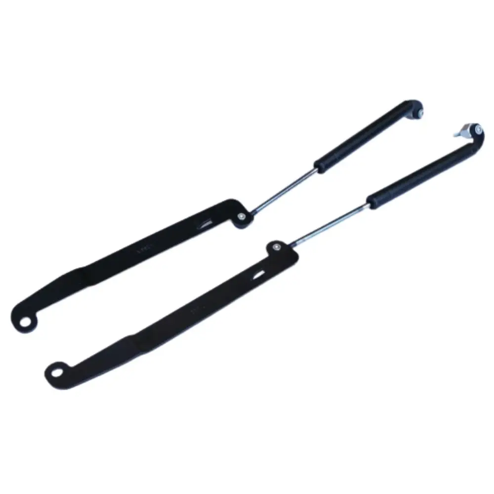 2pc assistência de choque para mitsubishi l200 4th ka/kb 2004-2015 captador porta traseira inoxidável lento para baixo suportes de gás amortecedor - Image 2