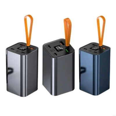 A2BA PowerBank 20000mAh 22.5W Carregamento rápido 2 USB + 2 Saídas e entradas do tipo C