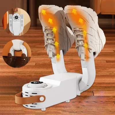 Secador de sapatos 220v botas secador elétrico sapatos máquina de secagem botas dobráveis chinelos tênis secador portátil dobrável calçado secador