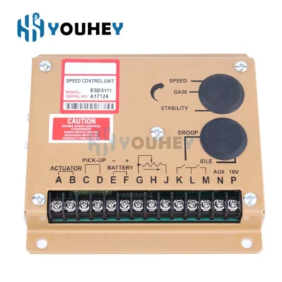 Controlador de velocidade esd5500e esd5111, regulador eletrônico de velocidade, acessórios para gerador de motor diesel esd 5500e 5111 5500