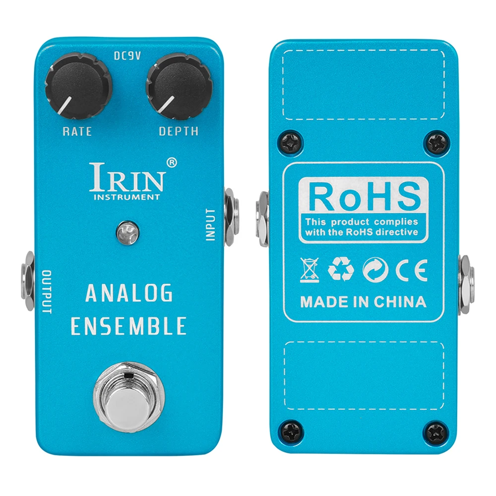 IRIN-Pedal Retro Efeito Guitarra, Overdrive, máquina de Raive, Dynamic Comp, Noise Killer, Flex Boost, tubo Sonho, Tremolo - Image 4