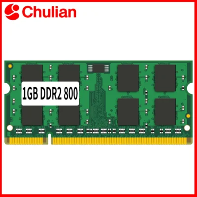 Memória Sodimm para Notebook, Memória RAM PC6400 DDR2 800MHz 200PIN DDR2, 1GB de memória para CPU Intel ou AMD