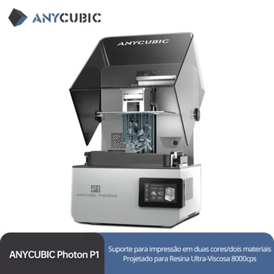 ANYCUBIC Photon P1 Impressora 3D LCD 14K com suporte para impressão em duas cores, com fuso de esferas de nível industrial, impressora 3D grande para joias.