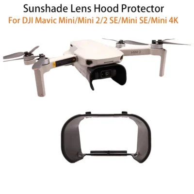 Capa de lente para dji mini 2/mini se/mini 2 se/mini 4k anti-reflexo gimbal câmera guarda pára-sol capa protetora acessórios drone