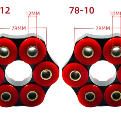 Disco flexível do eixo de transmissão para BMW E30, E36, E39, E46, Lc, 78mm, 12mm, 78mm, 10mm