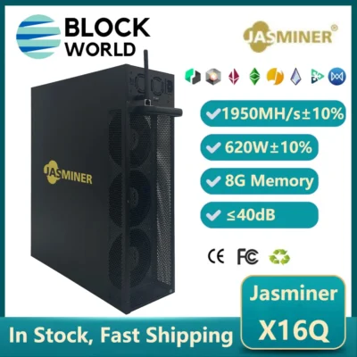 NOVO JASMINER X16Q 1950MH/s Servidor Silencioso 8GB Memeory WiFi Jasminer X16-Q 1950MH 620W ZIL ETHW ETC mineiro Suporte Wifi ETC Mineração
