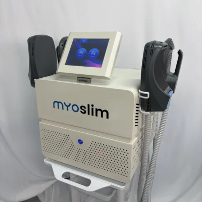 Máquina Profissional de Escultura Corporal Myoslim RF 6500W, Estimulação Muscular, Emagrecimento e Construção Muscular