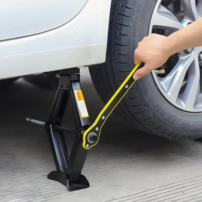 Auto de poupança de trabalho carro jack chave de catraca jack garagem pneu roda lug chave lidar com tesoura de poupança de trabalho para carros pequenos suvs vanas