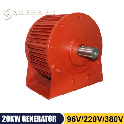 Gerador de ímã permanente sem engrenagens de baixa velocidade 5KW/10KW/20KW 96V-380V para geração de energia de turbina de água de turbina eólica