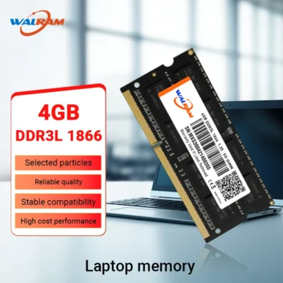 Memória RAM WALRAM DDR3L 8GB 4GB DDR3 1666MHz para Laptop, Memória RAM DDR4 16GB 3200MHz 2666MHz 2400MHz Sodimm, Memória Interna para Notebook
