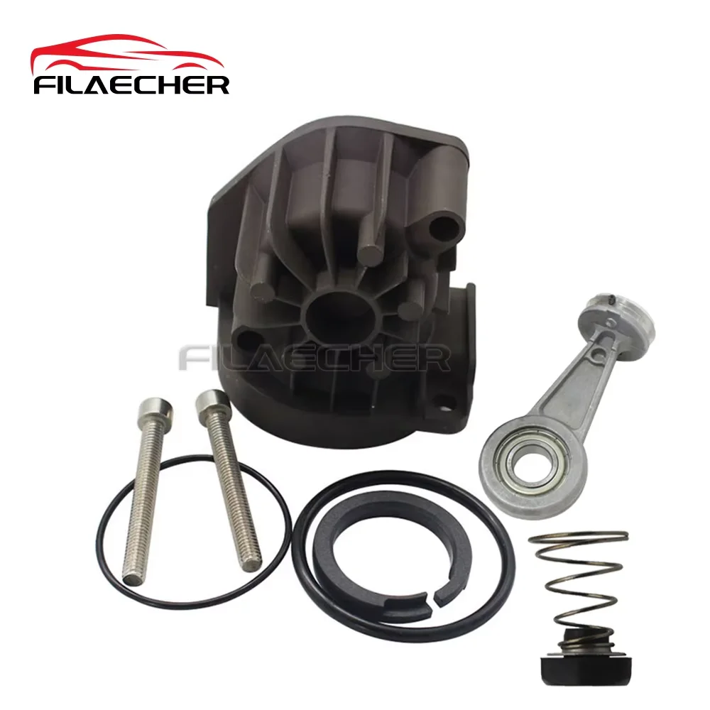 Cabeça do cilindro do compressor de suspensão a ar/anel de pistão/haste de pistão para mercedes w220 w211 audi a6 c5 a8 d3 phaeton 2203200104 - Image 2