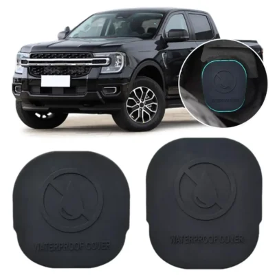 2 pçs para ford ranger t9 2022 2023 2024 eixo traseiro do carro capa protetora de borracha quadro traseiro feixe vedação esteira à prova de areia